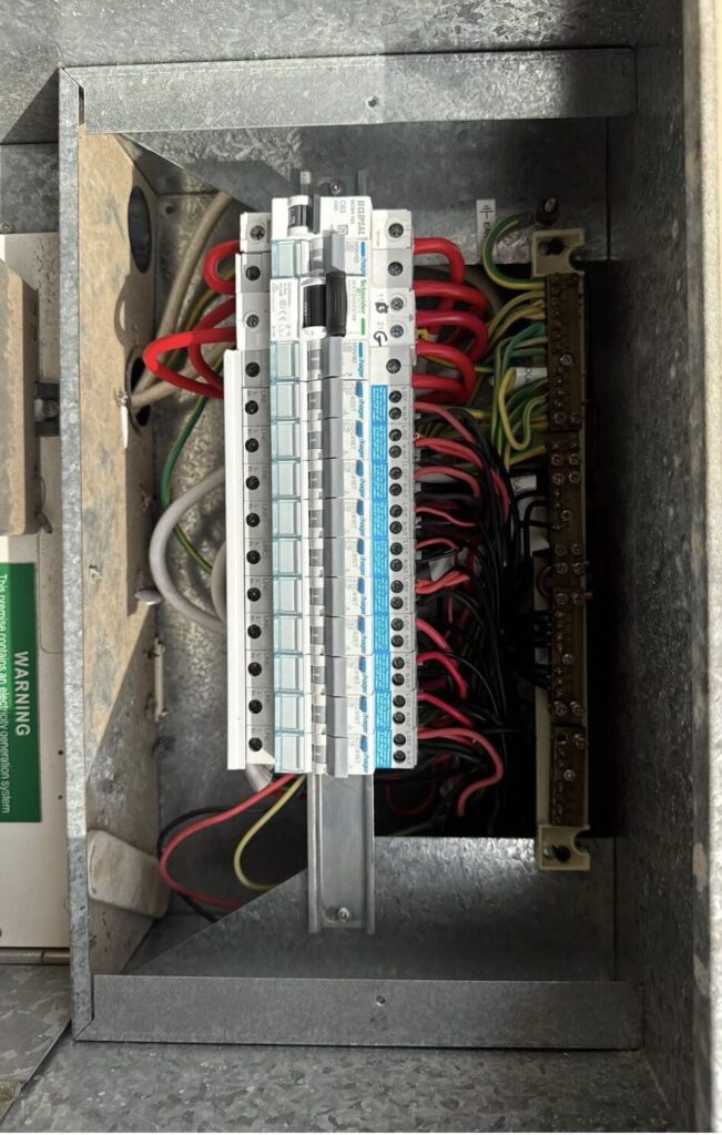 Switchboard wiring detail